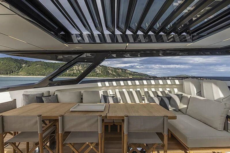 a boat on the water aboard EPIC Yacht for Sale
