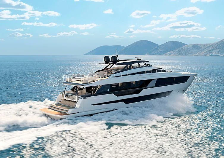 a boat on the water aboard EPIC Yacht for Sale