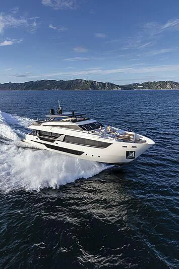 a boat on the water aboard EPIC Yacht for Sale