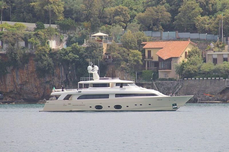 a boat on the water aboard MARIDAKI Yacht for Sale