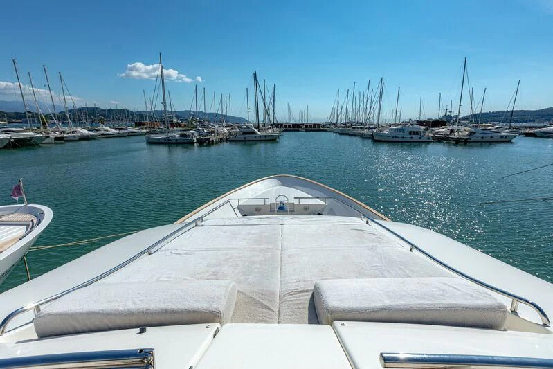 a boat in the water aboard MARIDAKI Yacht for Sale