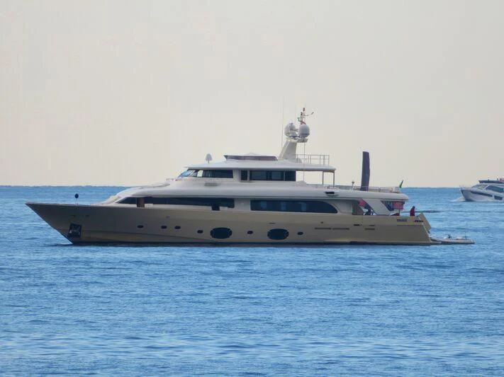 a boat in the water aboard MARIDAKI Yacht for Sale