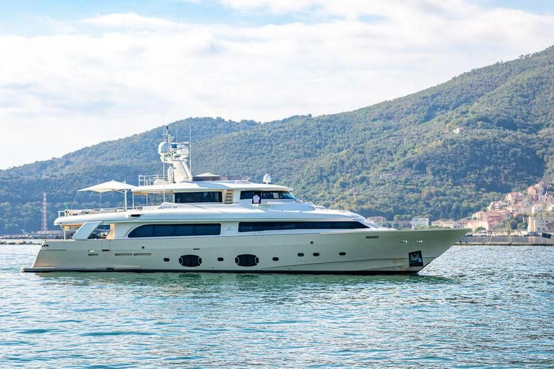 a boat on the water aboard MARIDAKI Yacht for Sale