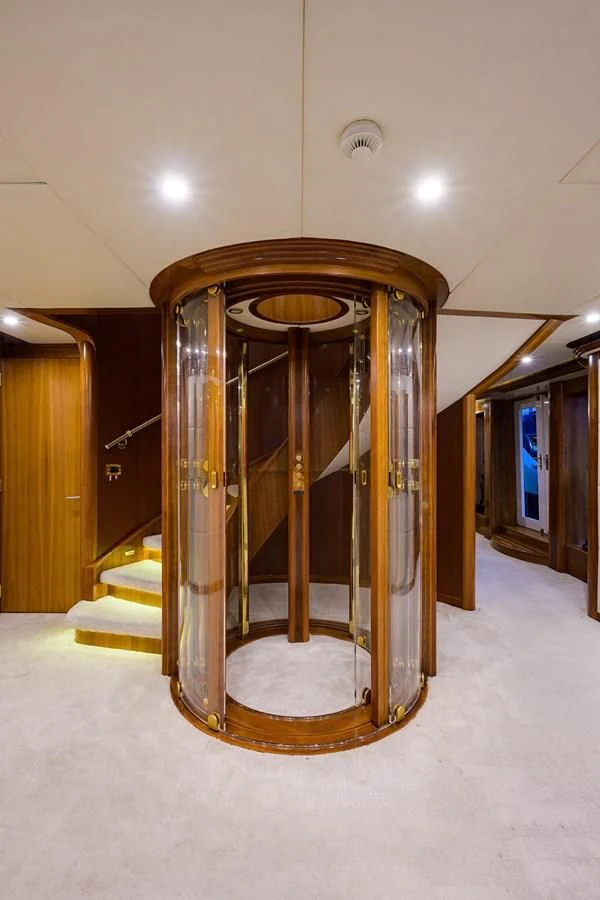 a large gold trophy aboard CABERNET Yacht for Sale