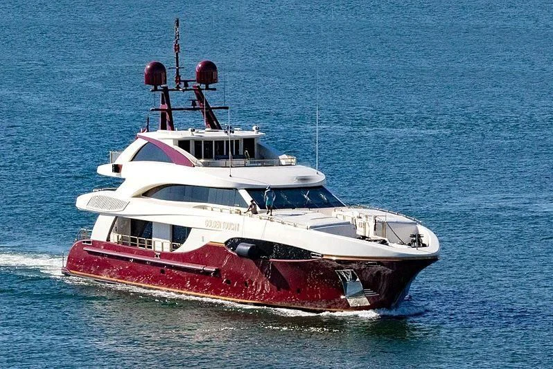a boat in the water aboard CABERNET Yacht for Sale