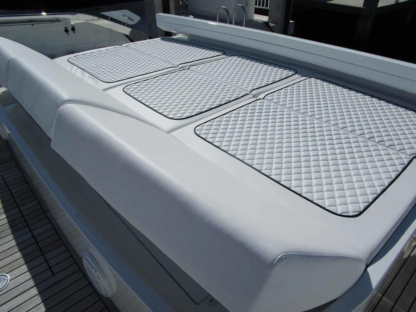 the back of a car aboard REGENCY Yacht for Sale