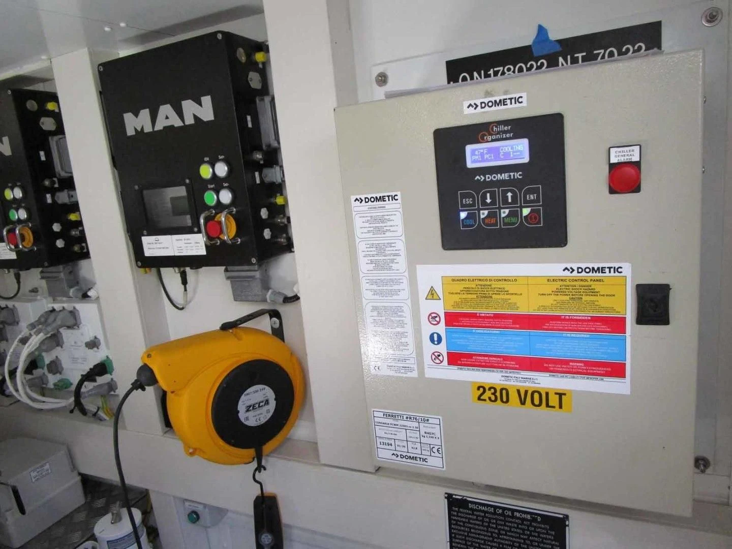 a machine with a screen aboard REGENCY Yacht for Sale