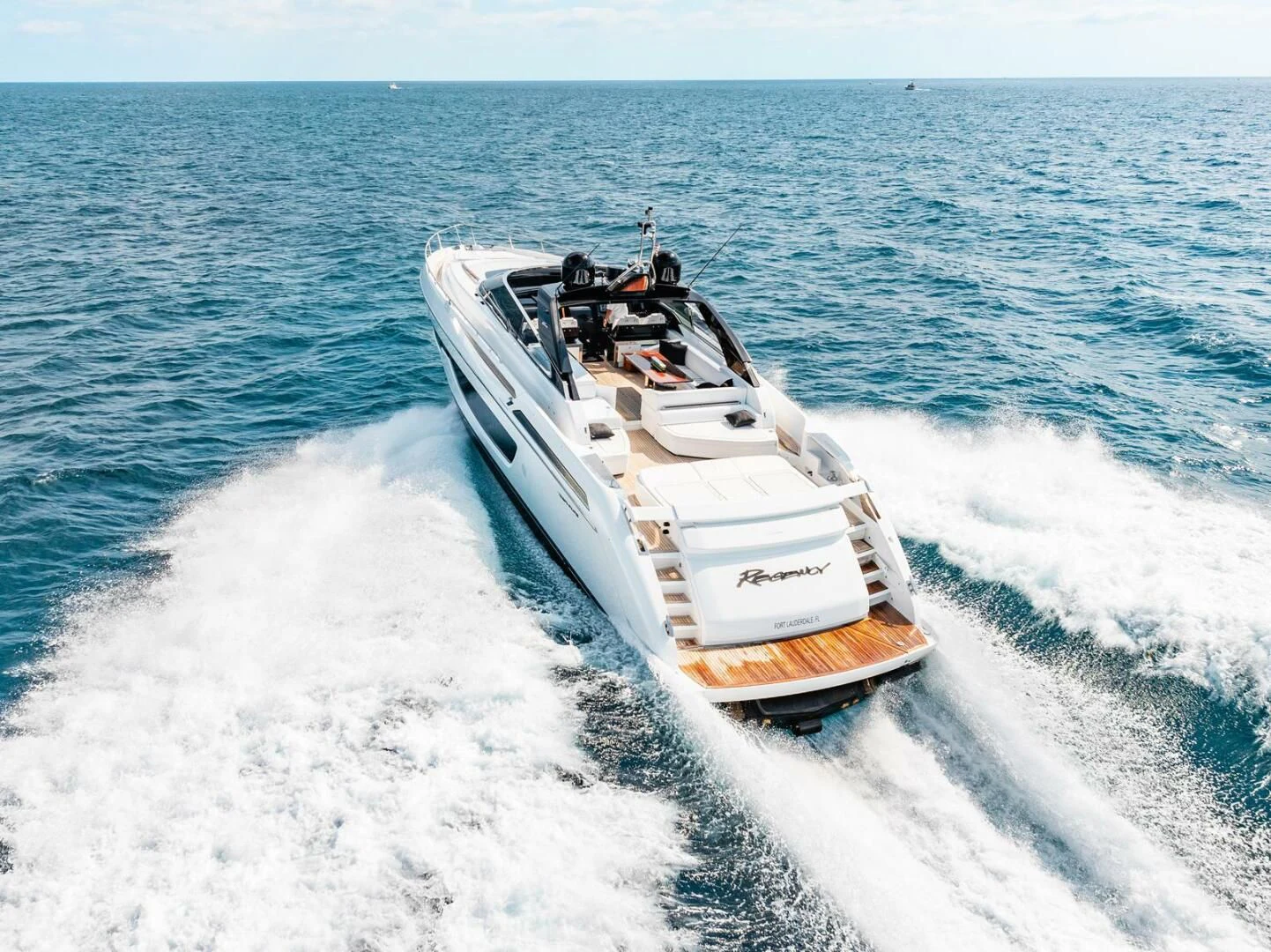 a boat on the water aboard REGENCY Yacht for Sale