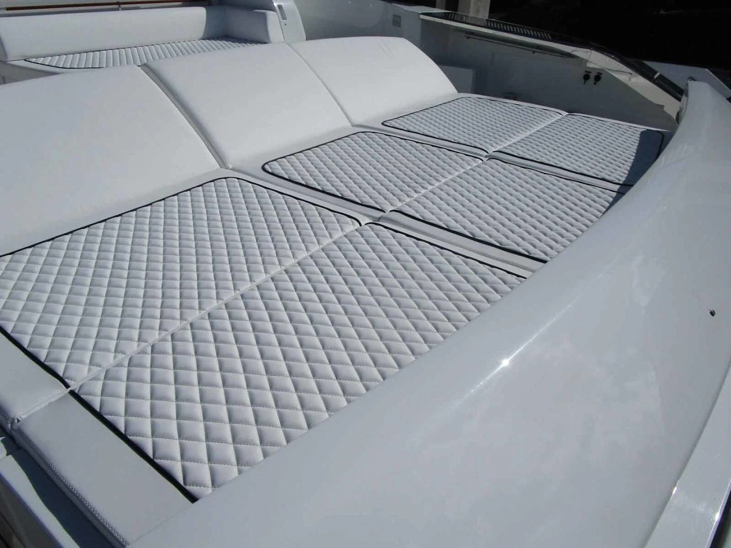 a close-up of a car aboard REGENCY Yacht for Sale