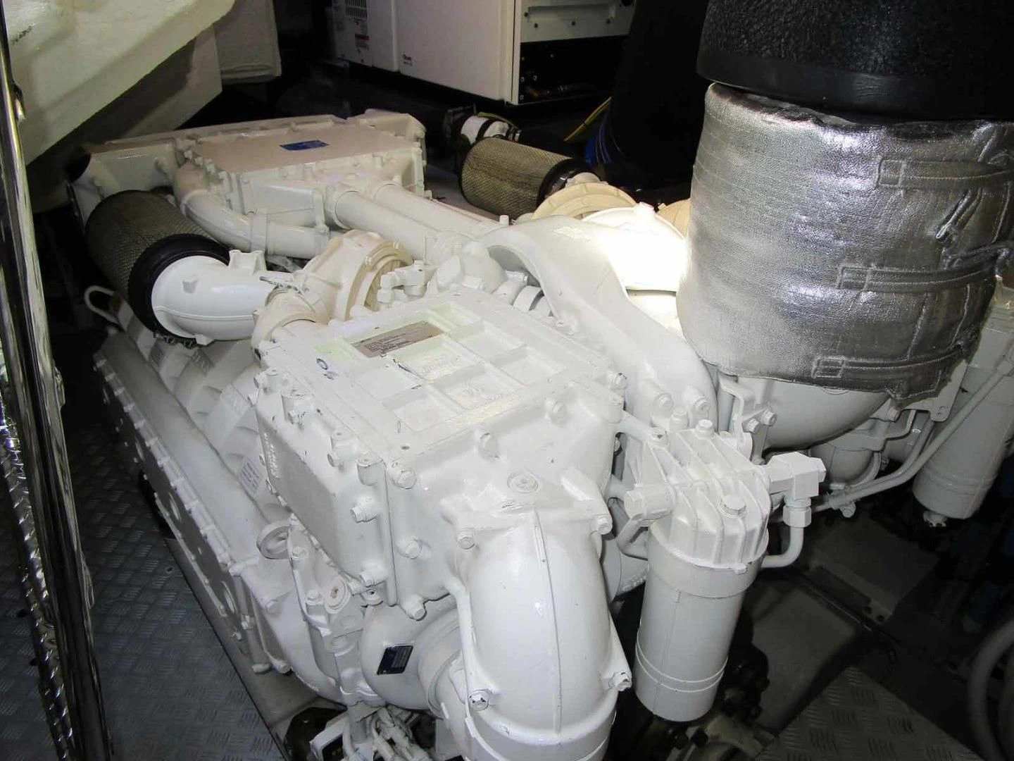 a machine with many parts aboard REGENCY Yacht for Sale