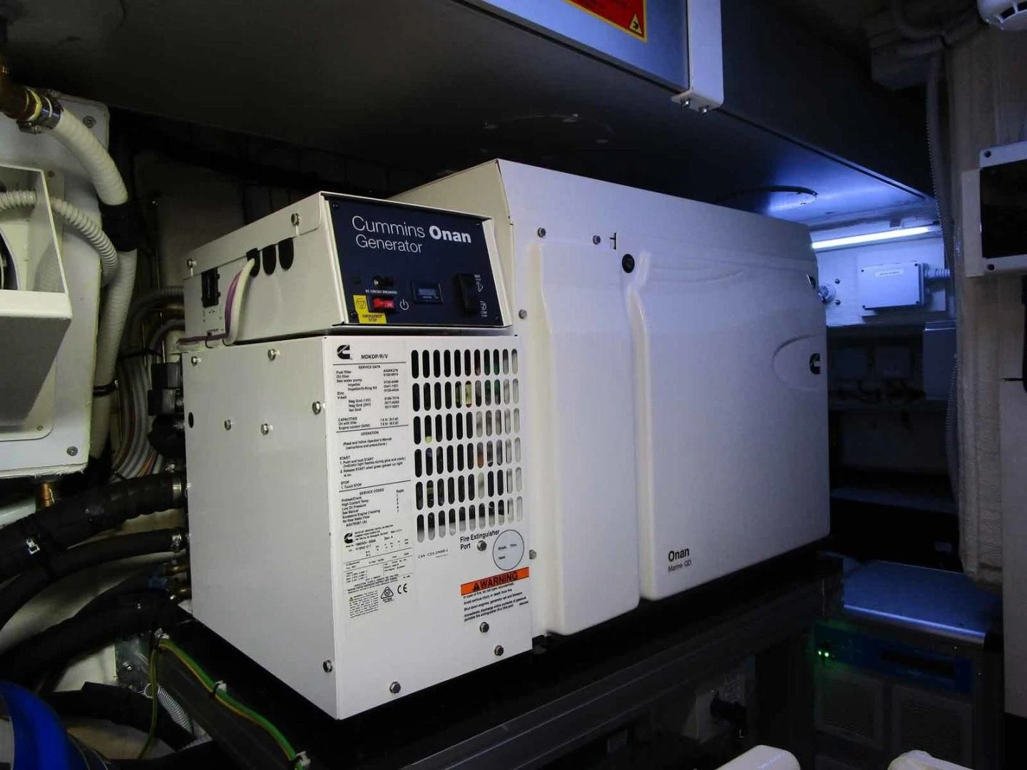 a machine with a large white object aboard REGENCY Yacht for Sale