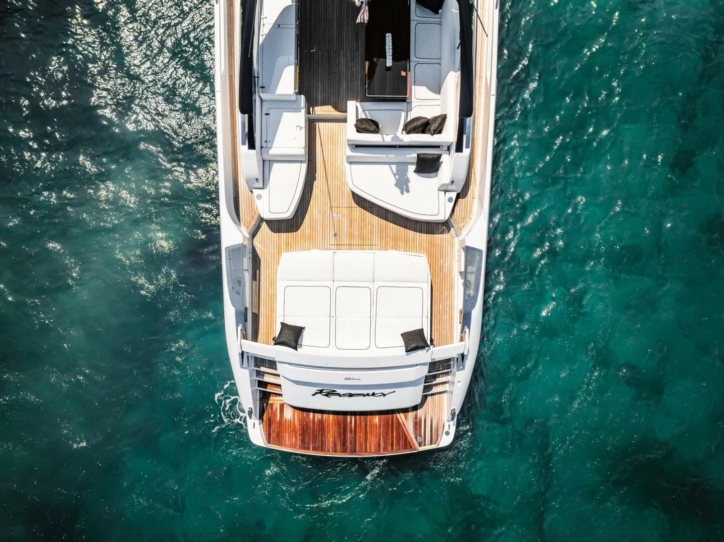 a tall ship in the water aboard REGENCY Yacht for Sale