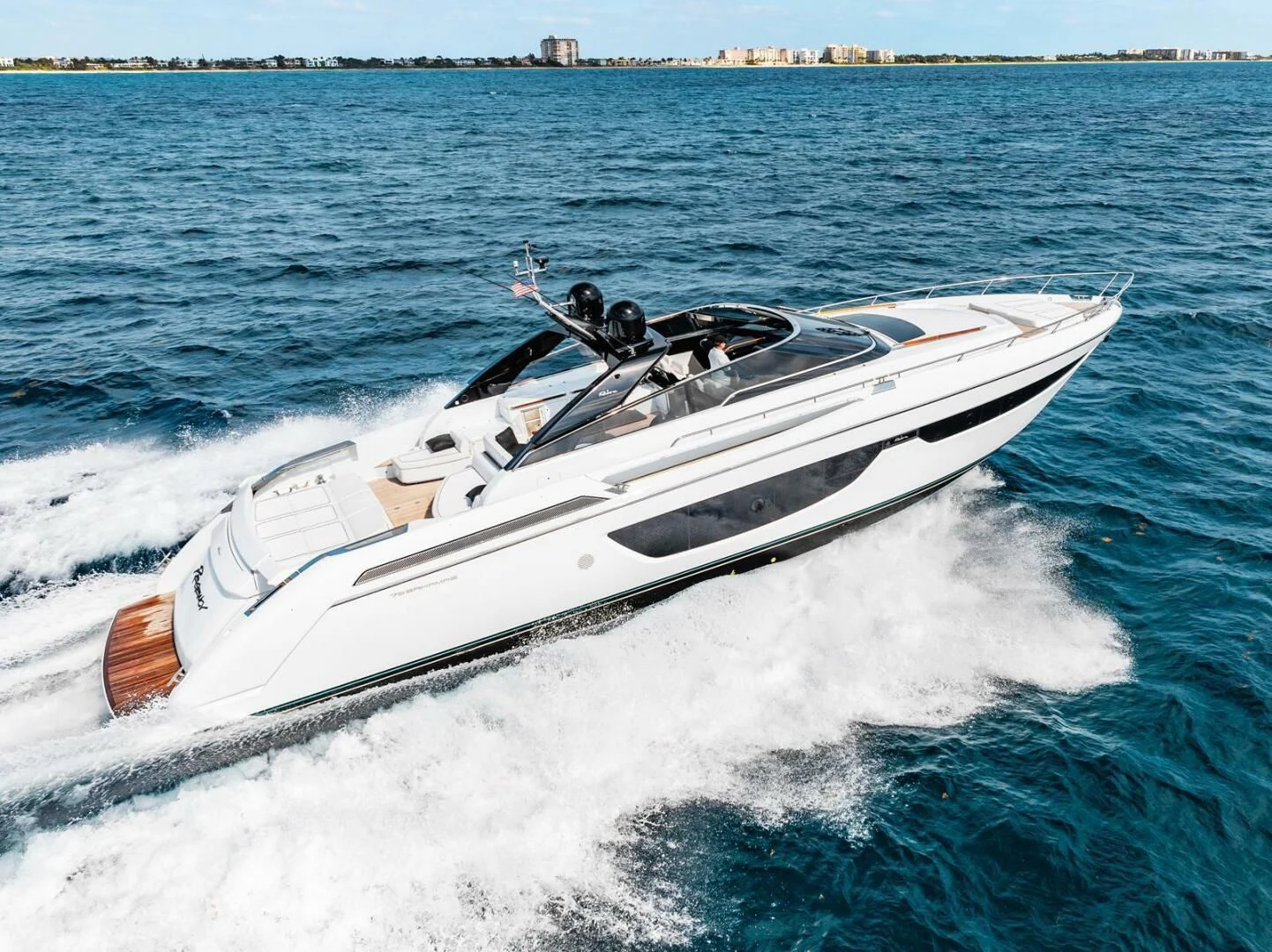 a boat on the water aboard REGENCY Yacht for Sale