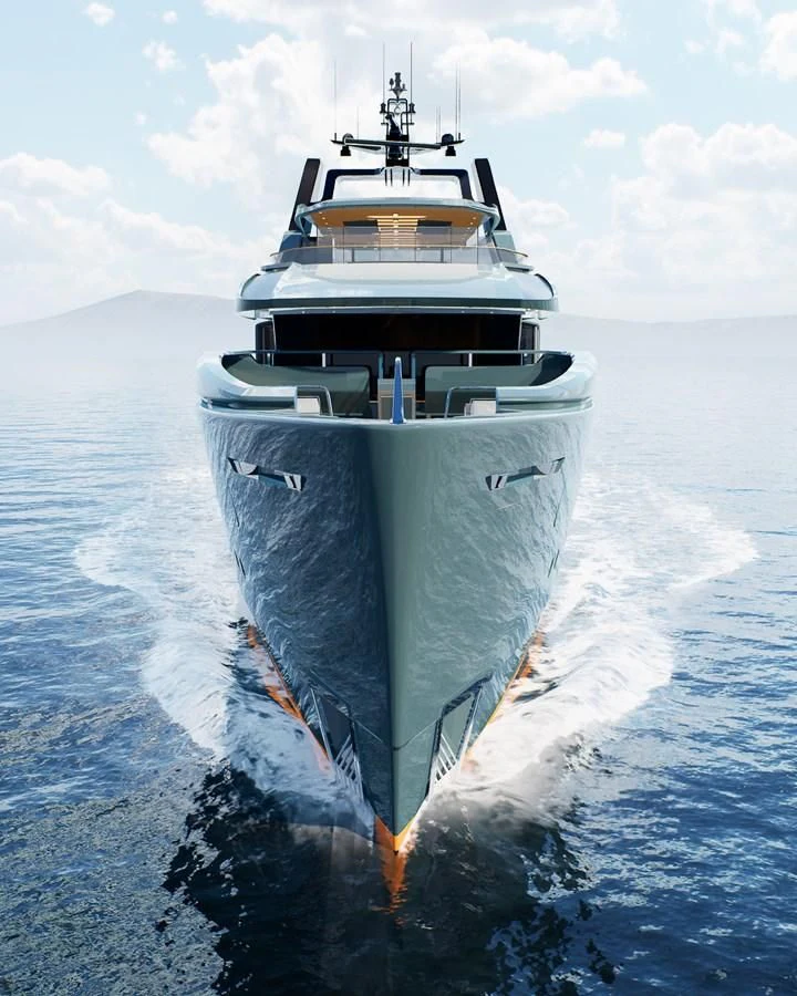 a ship in the water aboard PROJECT REVOLUTION Yacht for Sale