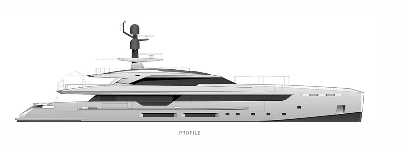 diagram aboard PROJECT REVOLUTION Yacht for Sale