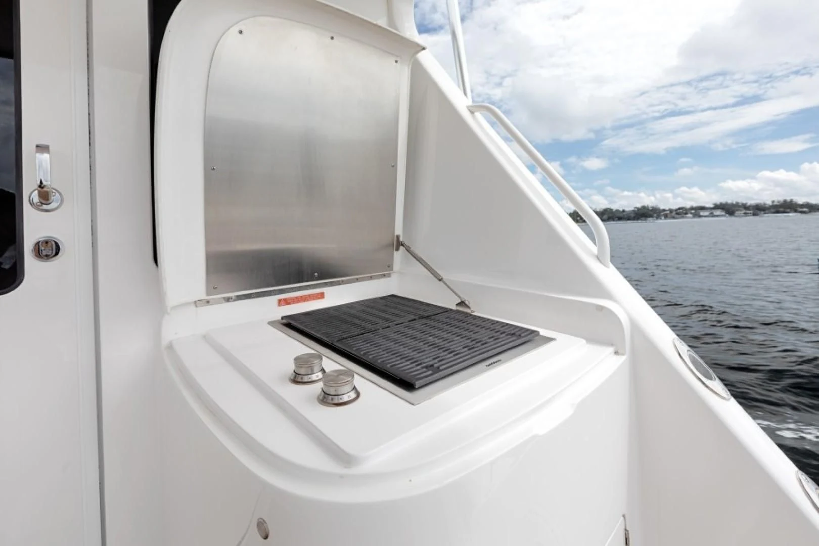 a laptop on a boat aboard REEL GOOD TIME Yacht for Sale