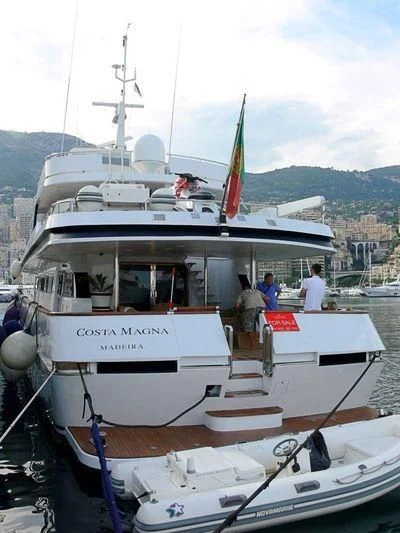 a boat with people on it aboard COSTA MAGNA Yacht for Sale