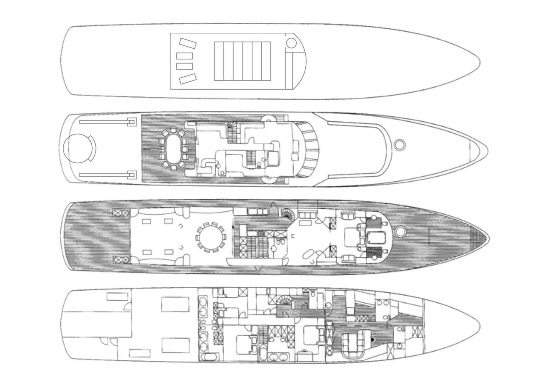 diagram, engineering drawing aboard COSTA MAGNA Yacht for Sale