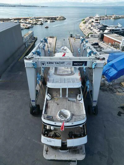 a ship on the water aboard COSTA MAGNA Yacht for Sale
