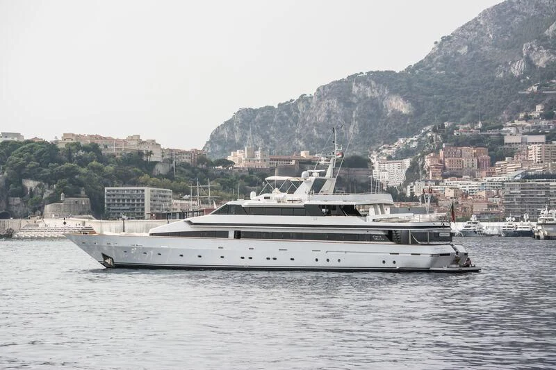 a boat on the water aboard COSTA MAGNA Yacht for Sale