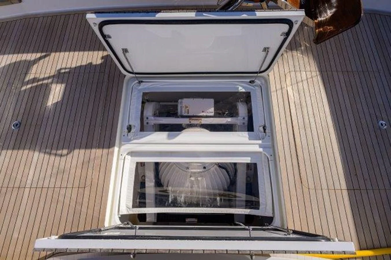 a silver toaster oven aboard PASTIME Yacht for Sale
