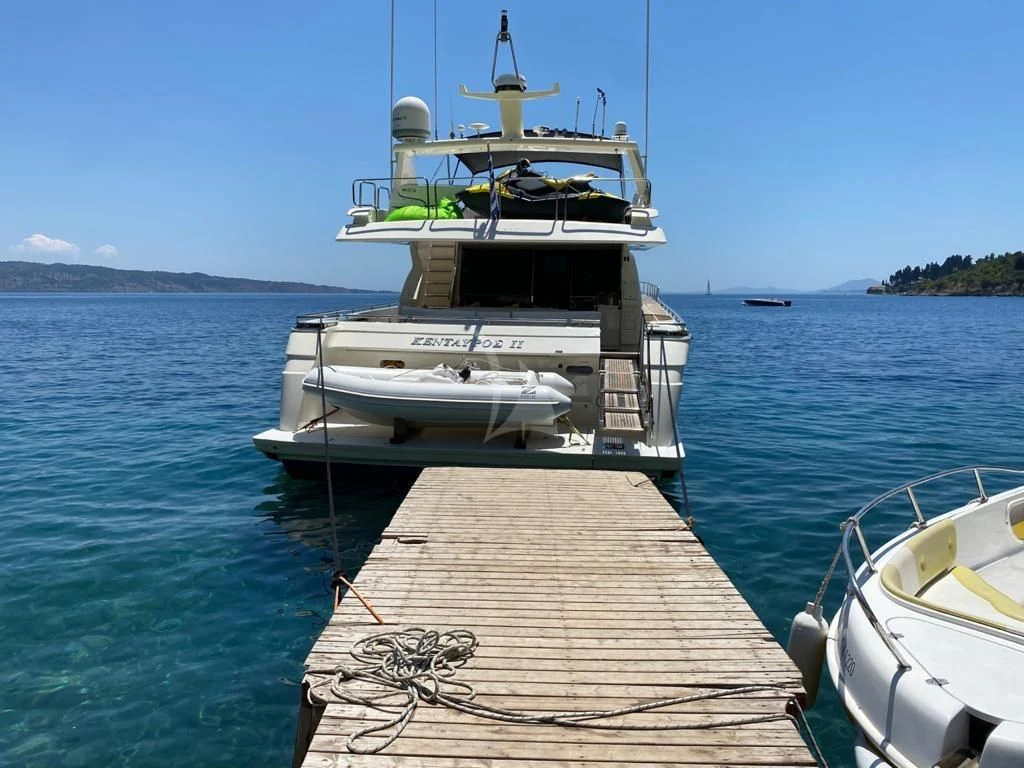 a boat on the water aboard KENTAVROS II Yacht for Charter