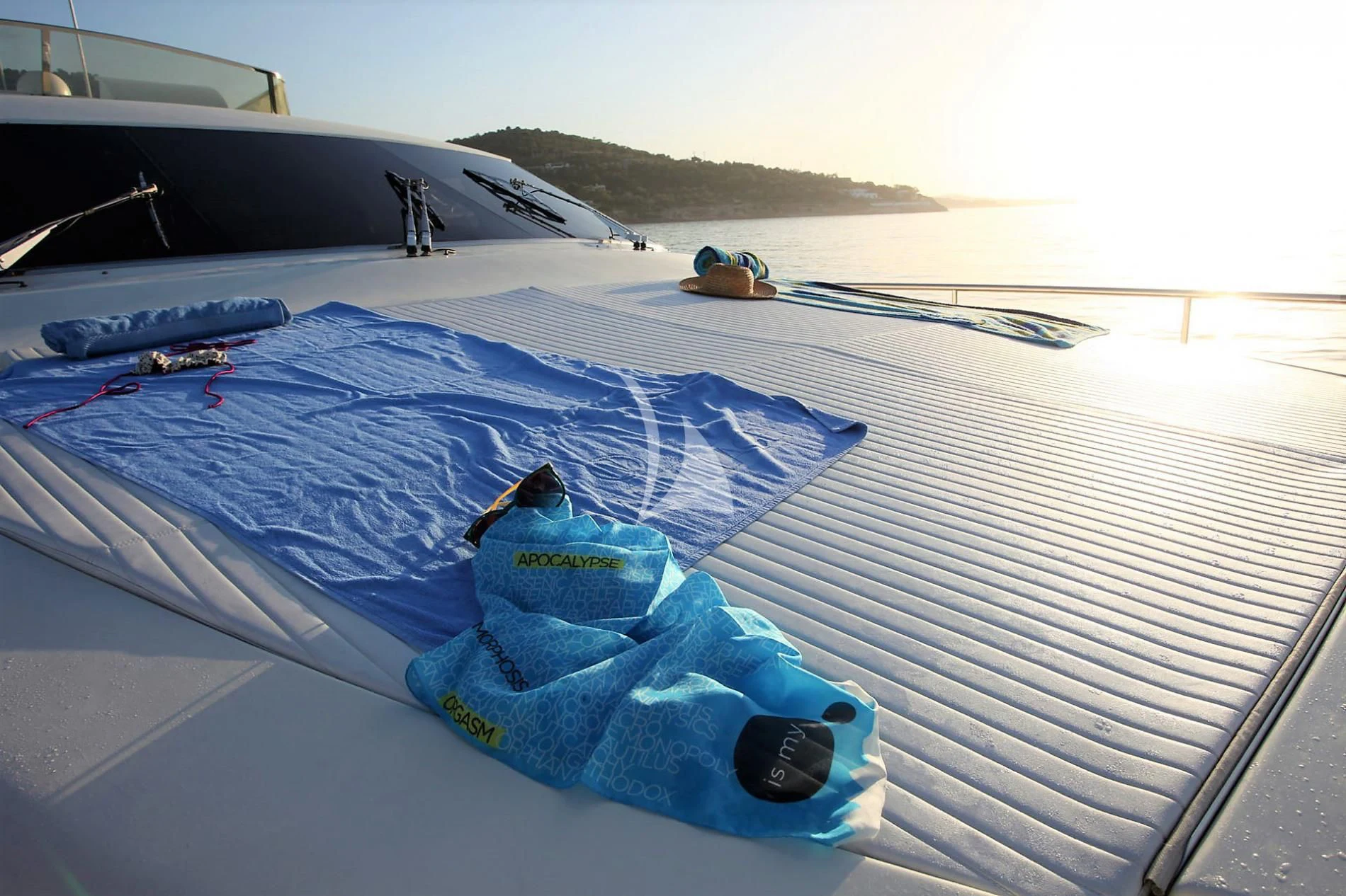 a couple of boats on a beach aboard KENTAVROS II Yacht for Charter