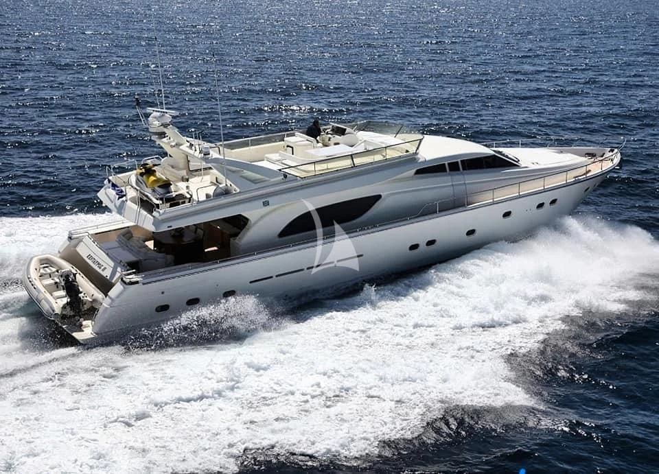 a boat on the water aboard KENTAVROS II Yacht for Charter