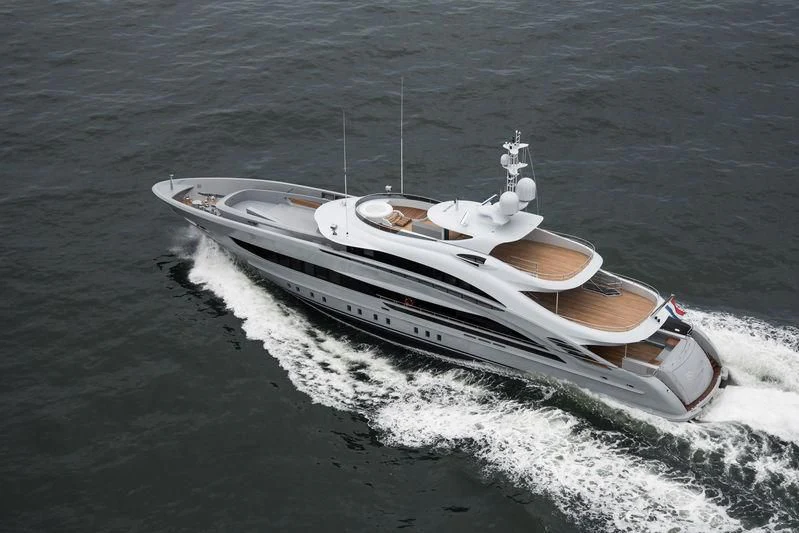 a boat on the water aboard OMAHA Yacht for Sale