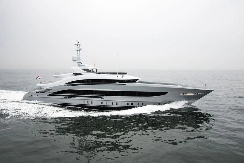 a boat on the water aboard OMAHA Yacht for Sale