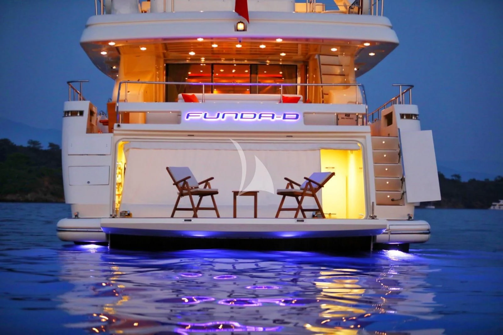 a boat on the water aboard FUNDA D Yacht for Sale