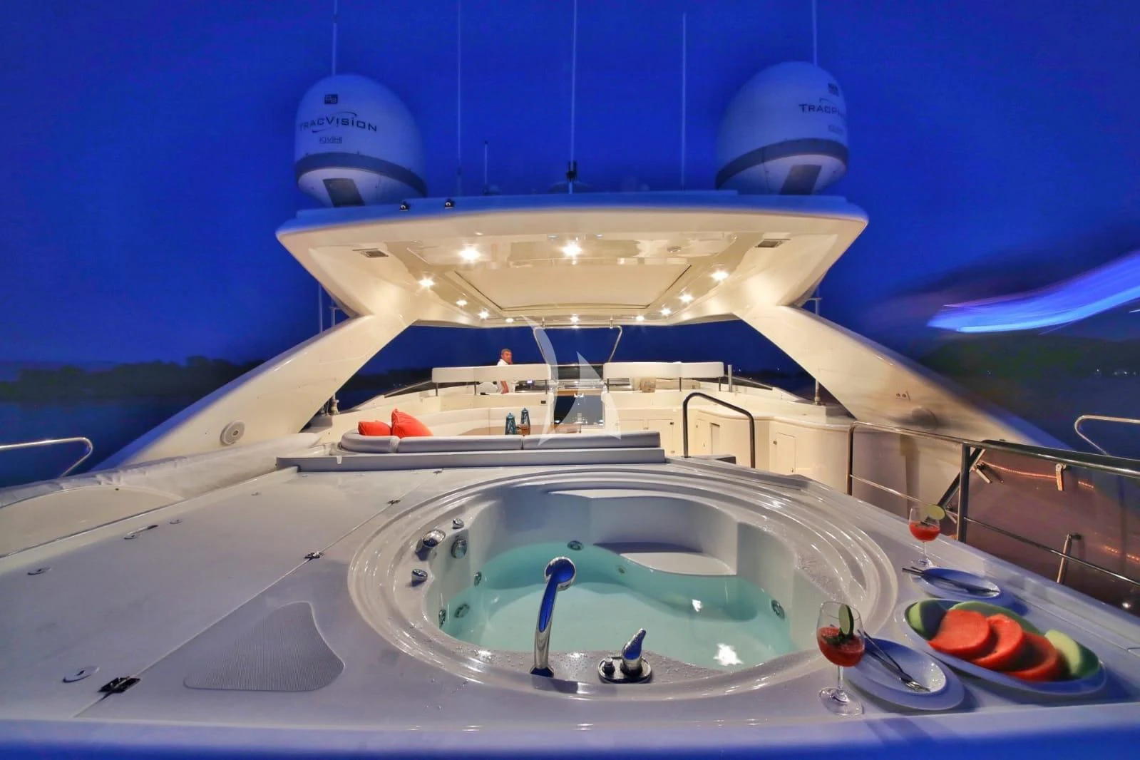 a close-up of a space shuttle aboard FUNDA D Yacht for Sale