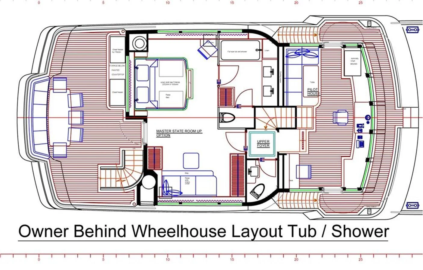 diagram aboard ALL OCEAN YACHTS 100' FIBERGLASS Yacht for Sale