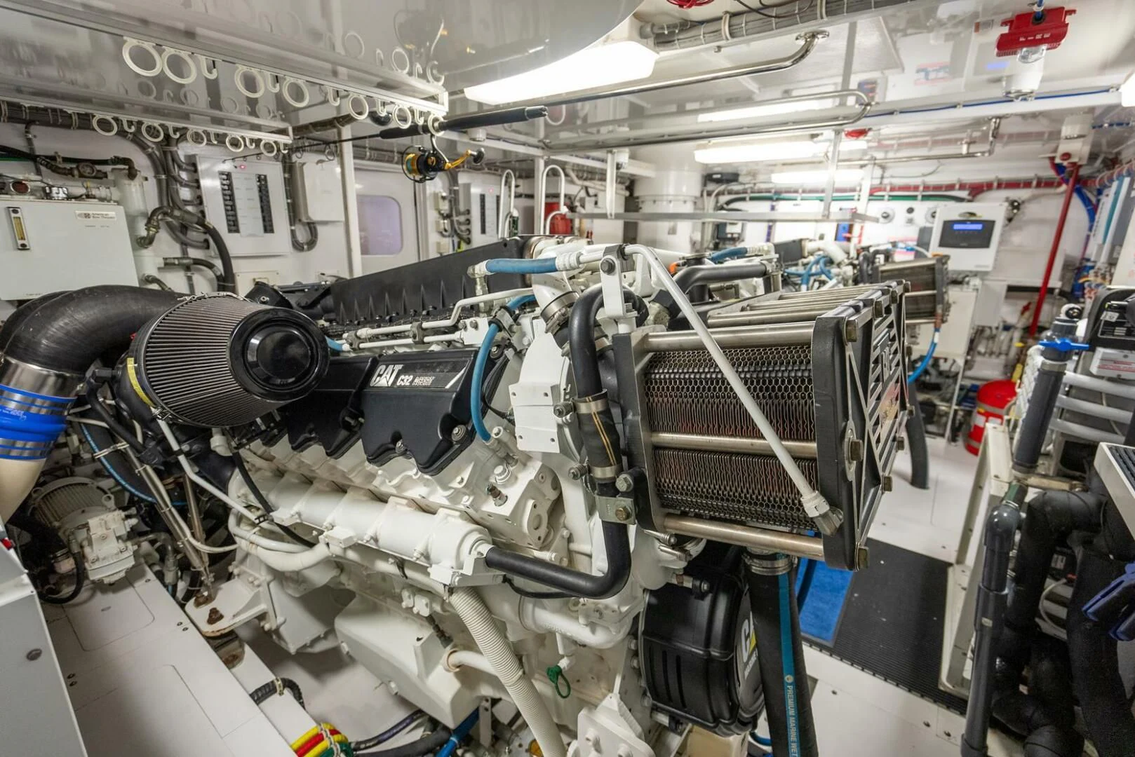 a machine with wires aboard RITZ SEA Yacht for Sale