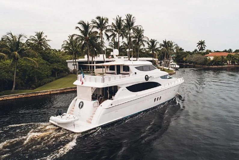 a boat on the water aboard RITZ SEA Yacht for Sale