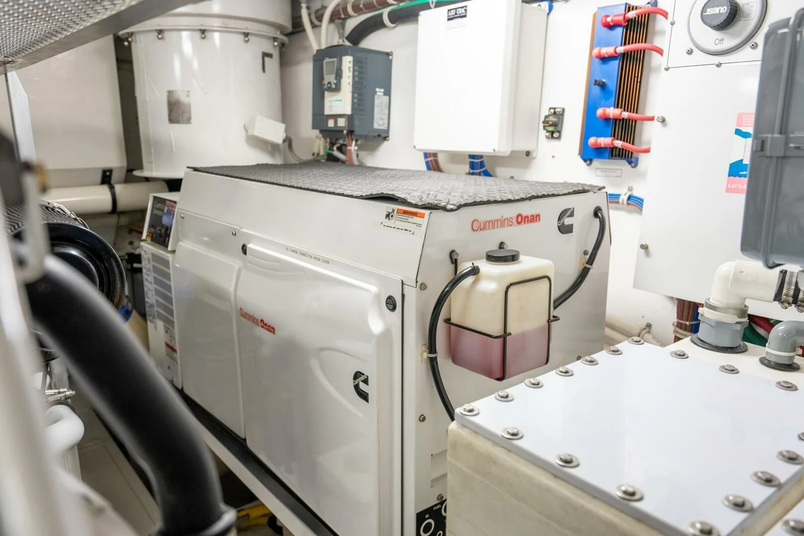 a machine with a large white object aboard RITZ SEA Yacht for Sale