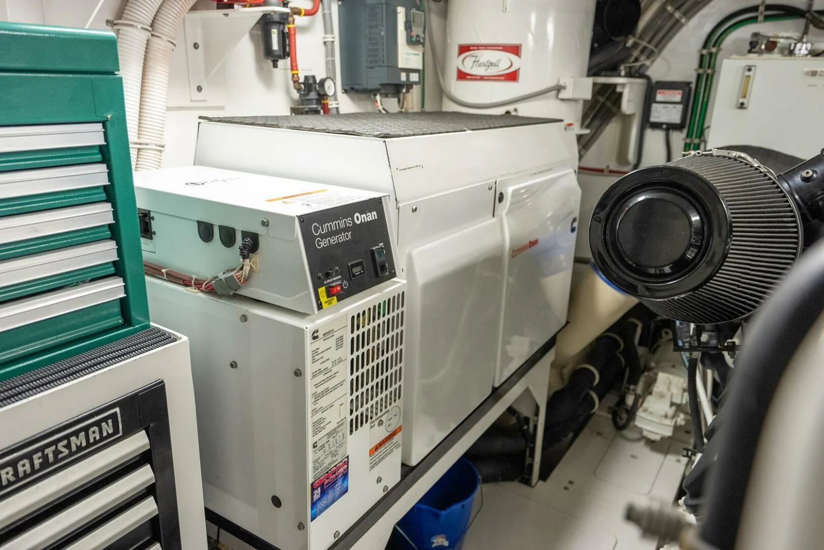 a machine with a black cap aboard RITZ SEA Yacht for Sale