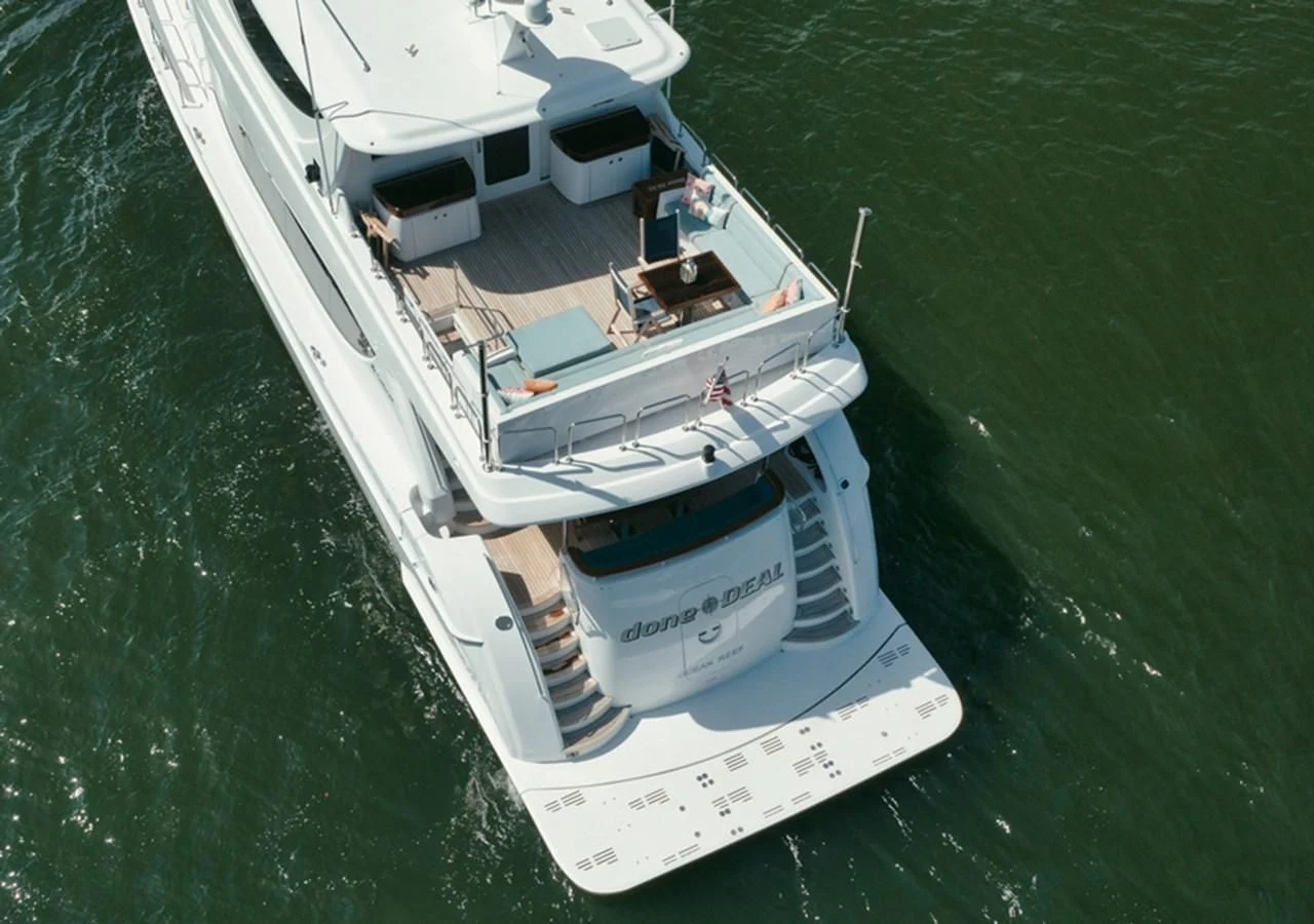 a boat in the water aboard RITZ SEA Yacht for Sale