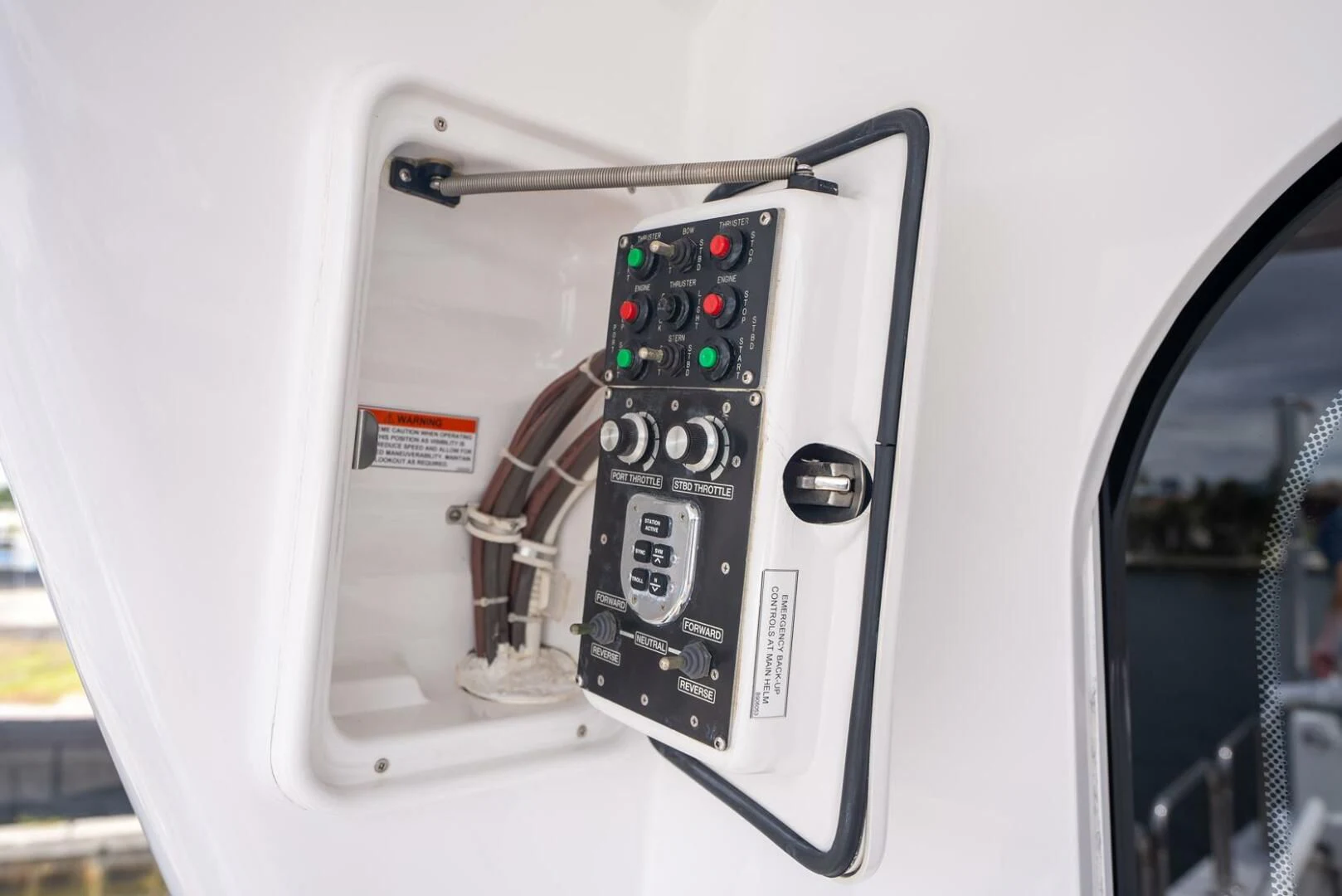 a close-up of a white machine aboard RITZ SEA Yacht for Sale