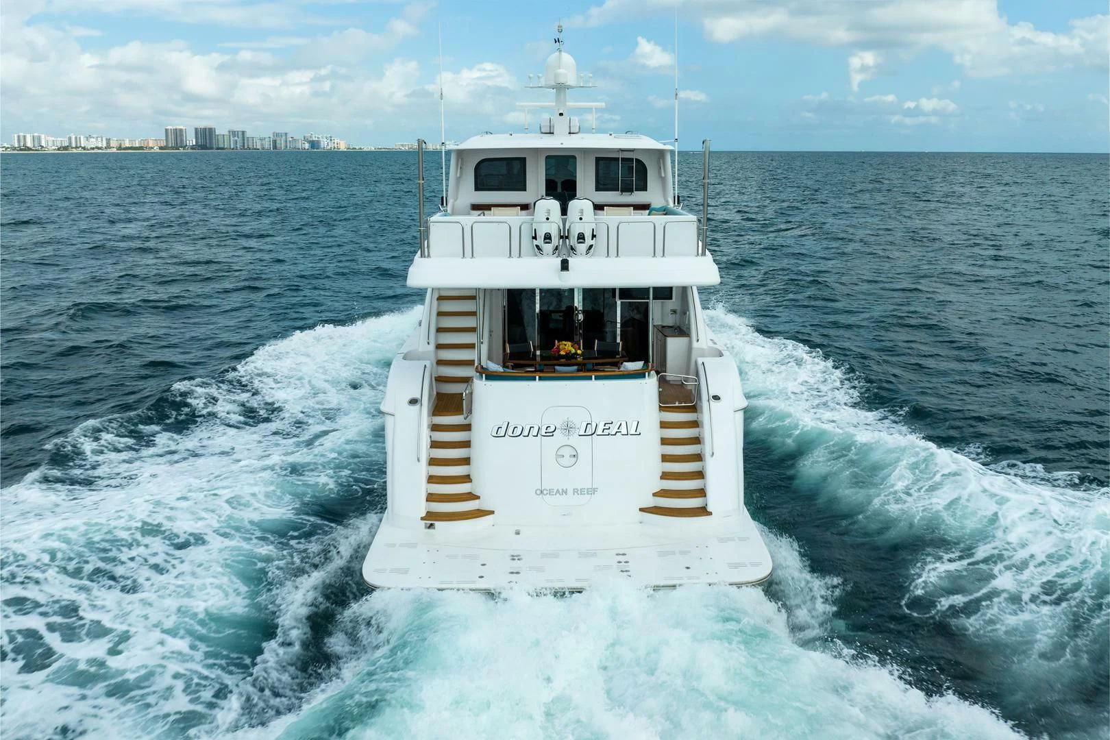 a boat on the water aboard RITZ SEA Yacht for Sale