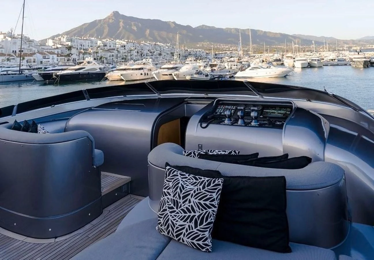 a boat on the water aboard MATSU Yacht for Sale
