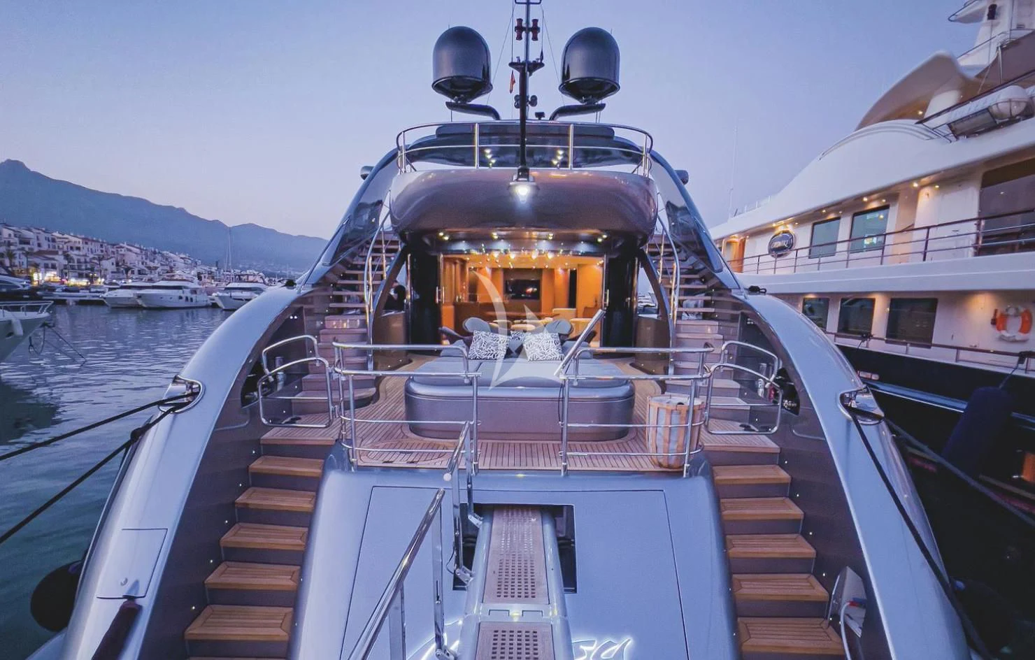 a boat on a body of water aboard MATSU Yacht for Sale