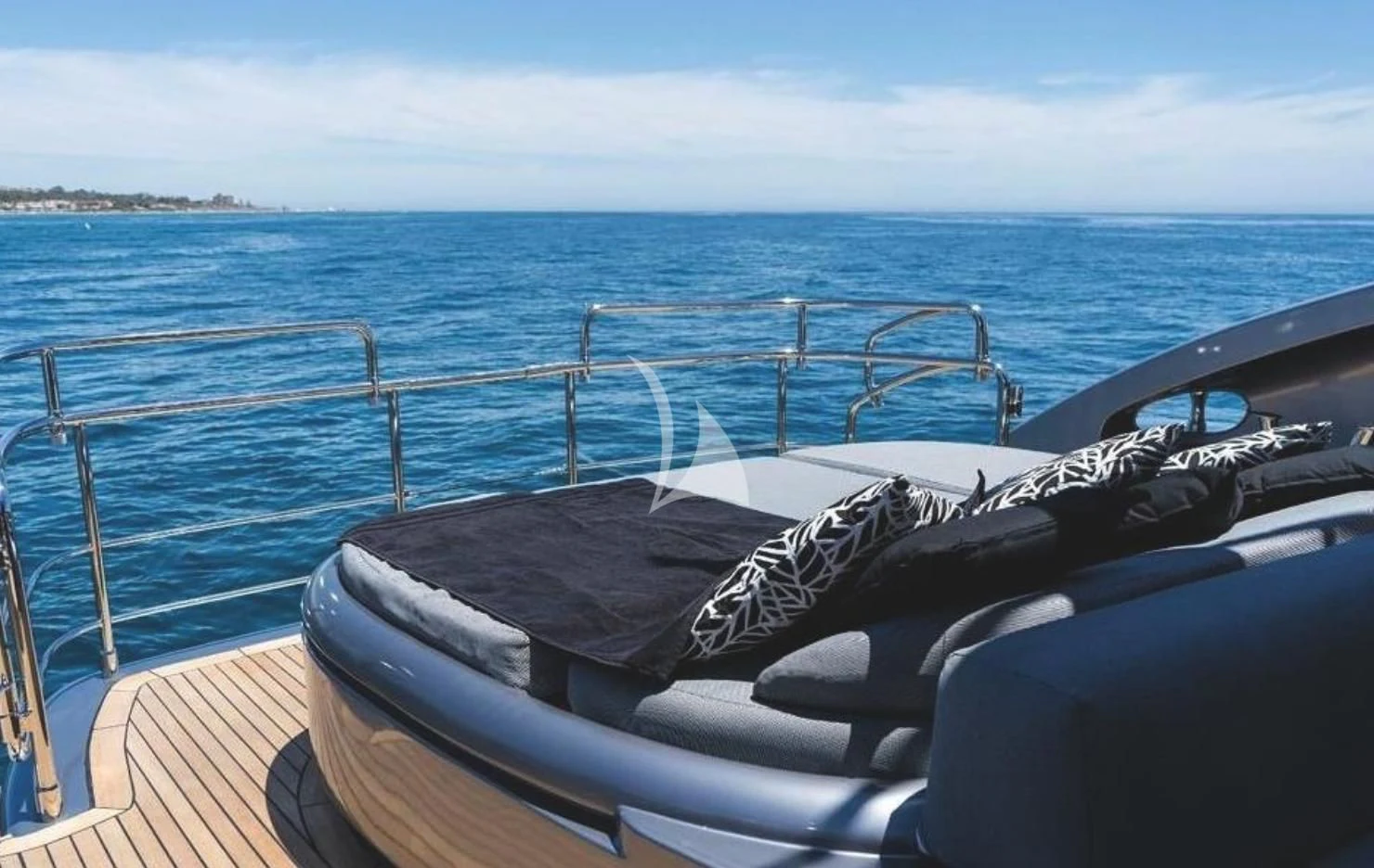 a boat on the water aboard MATSU Yacht for Sale