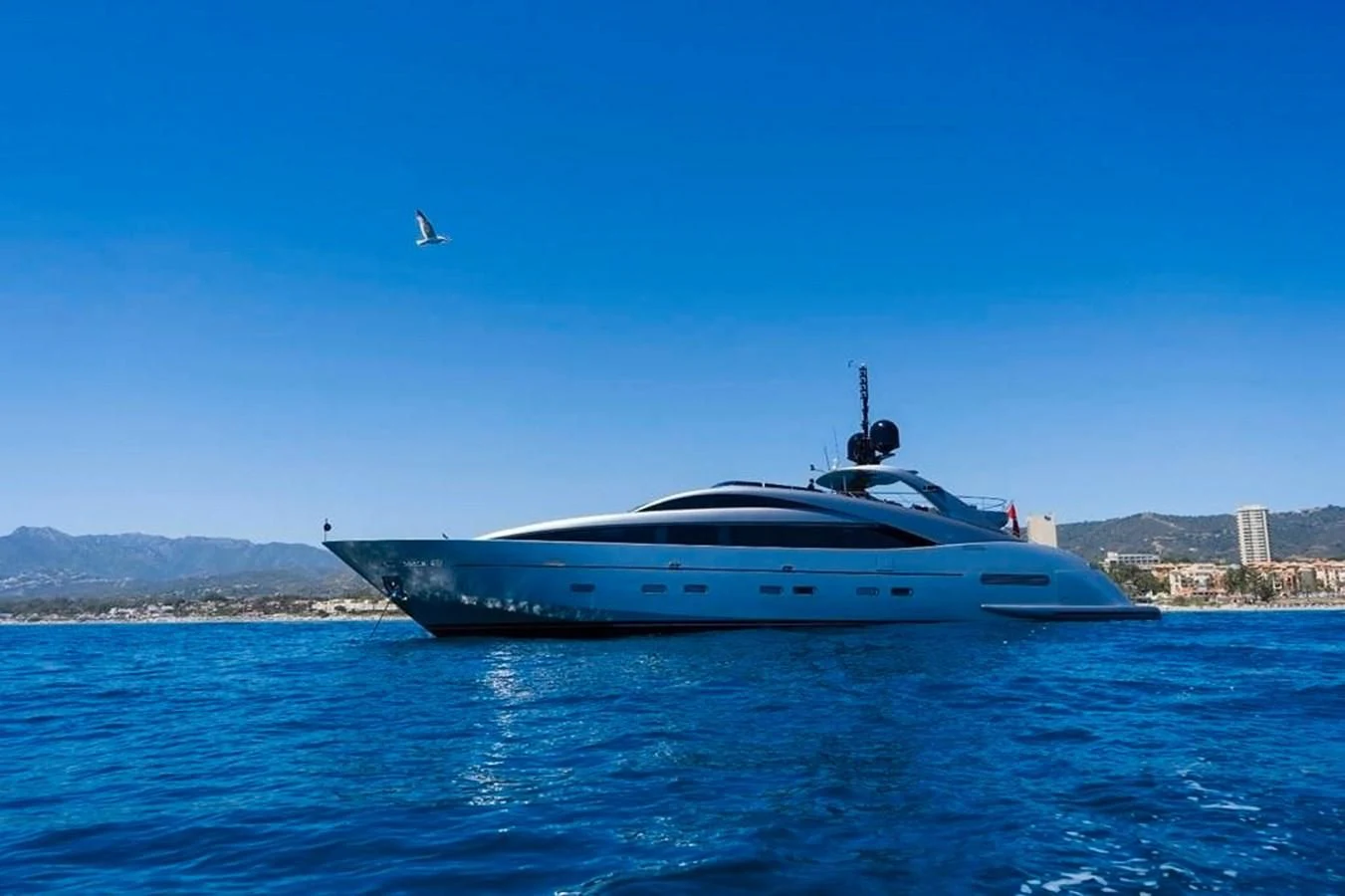 a boat on the water aboard MATSU Yacht for Sale