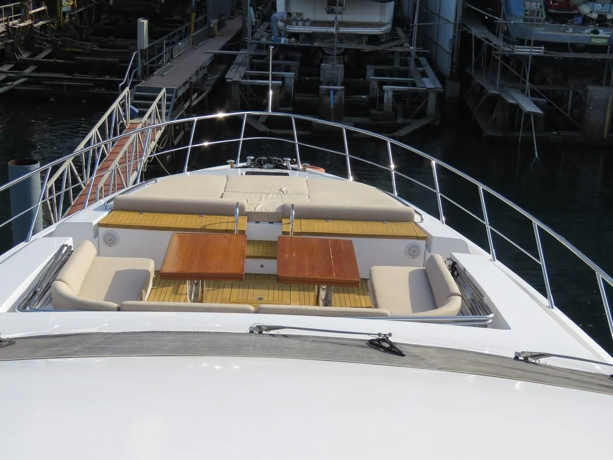 a boat on the water aboard AERBIN Yacht for Sale