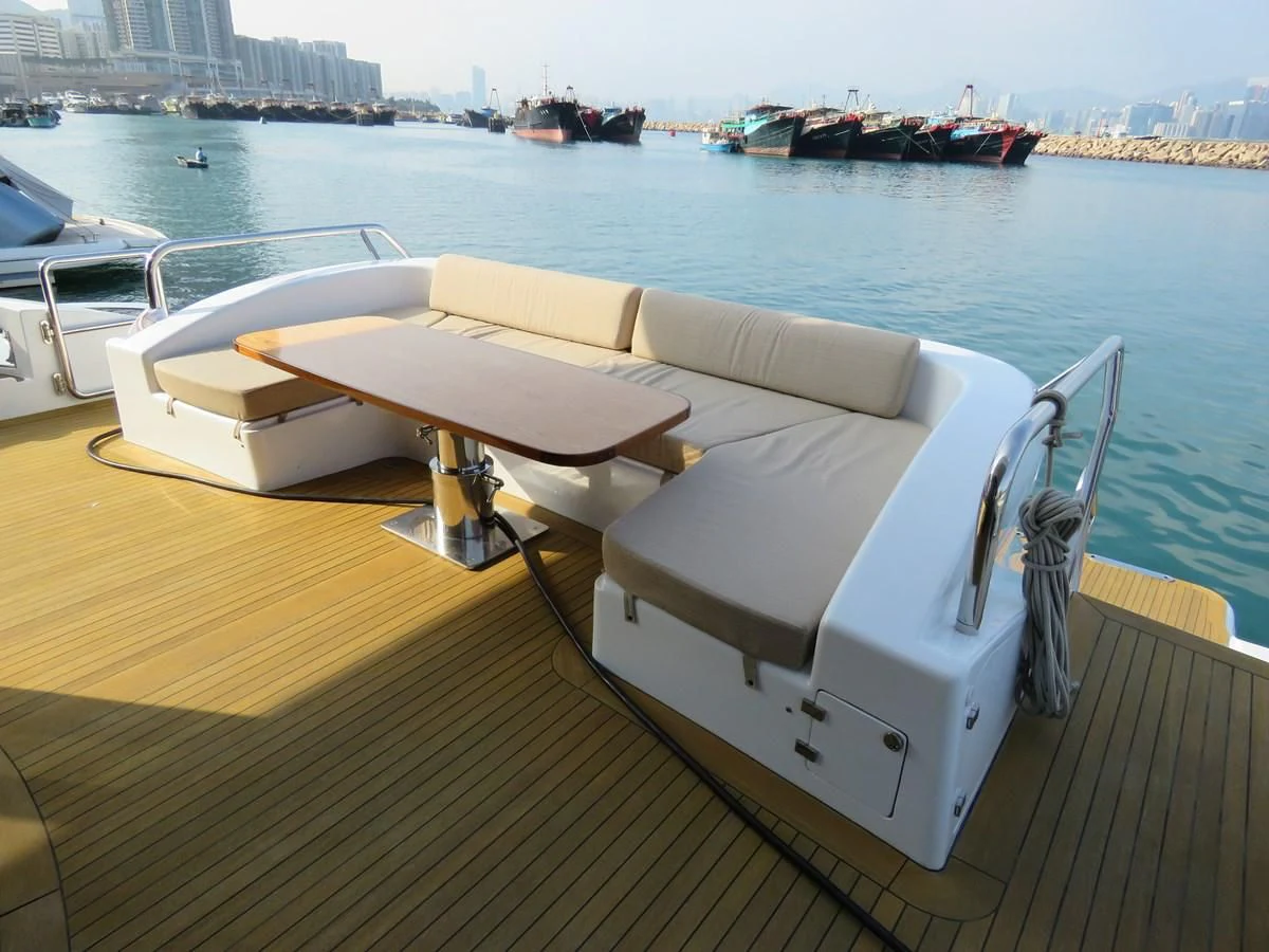 a boat on the water aboard AERBIN Yacht for Sale