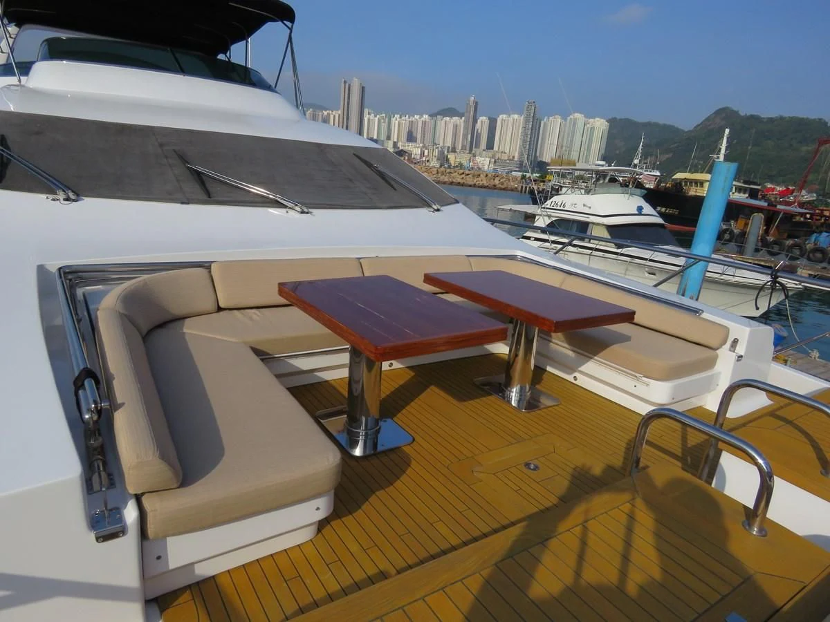 a boat on the water aboard AERBIN Yacht for Sale