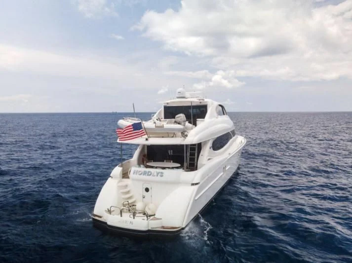 a boat in the water aboard NORDLYS Yacht for Sale
