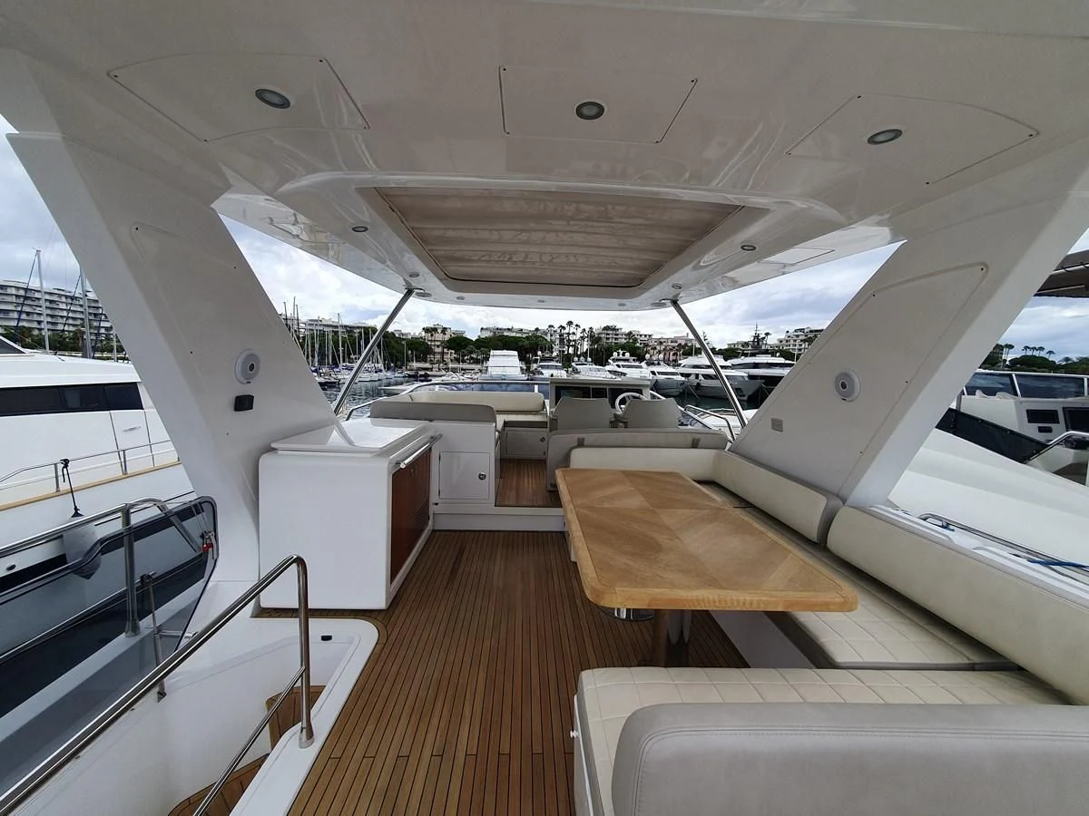 inside of a boat aboard PAVIMAR II Yacht for Sale