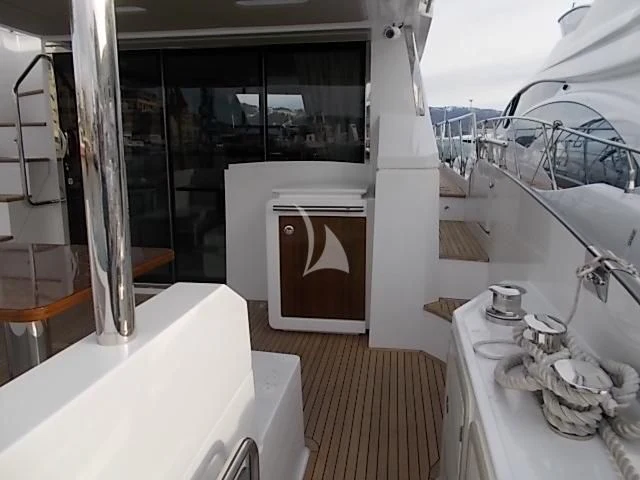 a room with a sink and a window aboard PAVIMAR II Yacht for Sale